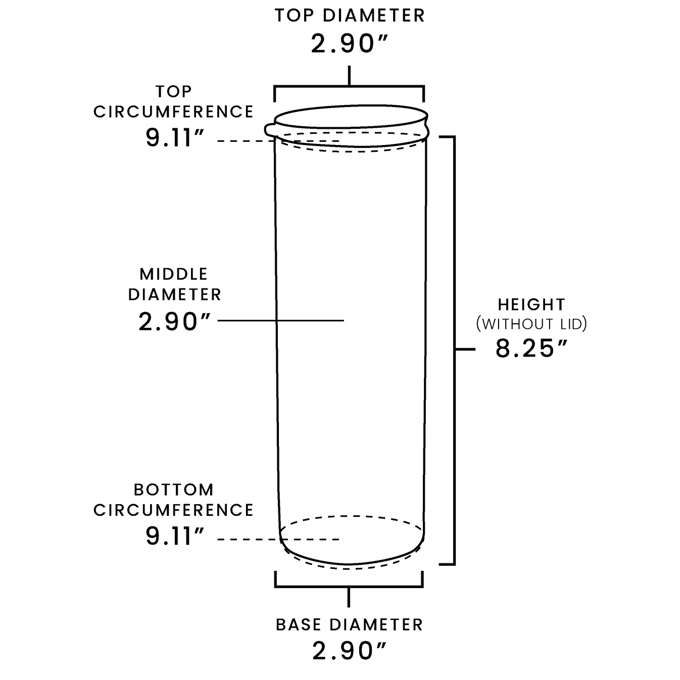 Harrison Central Huskies 20 oz. Tumbler