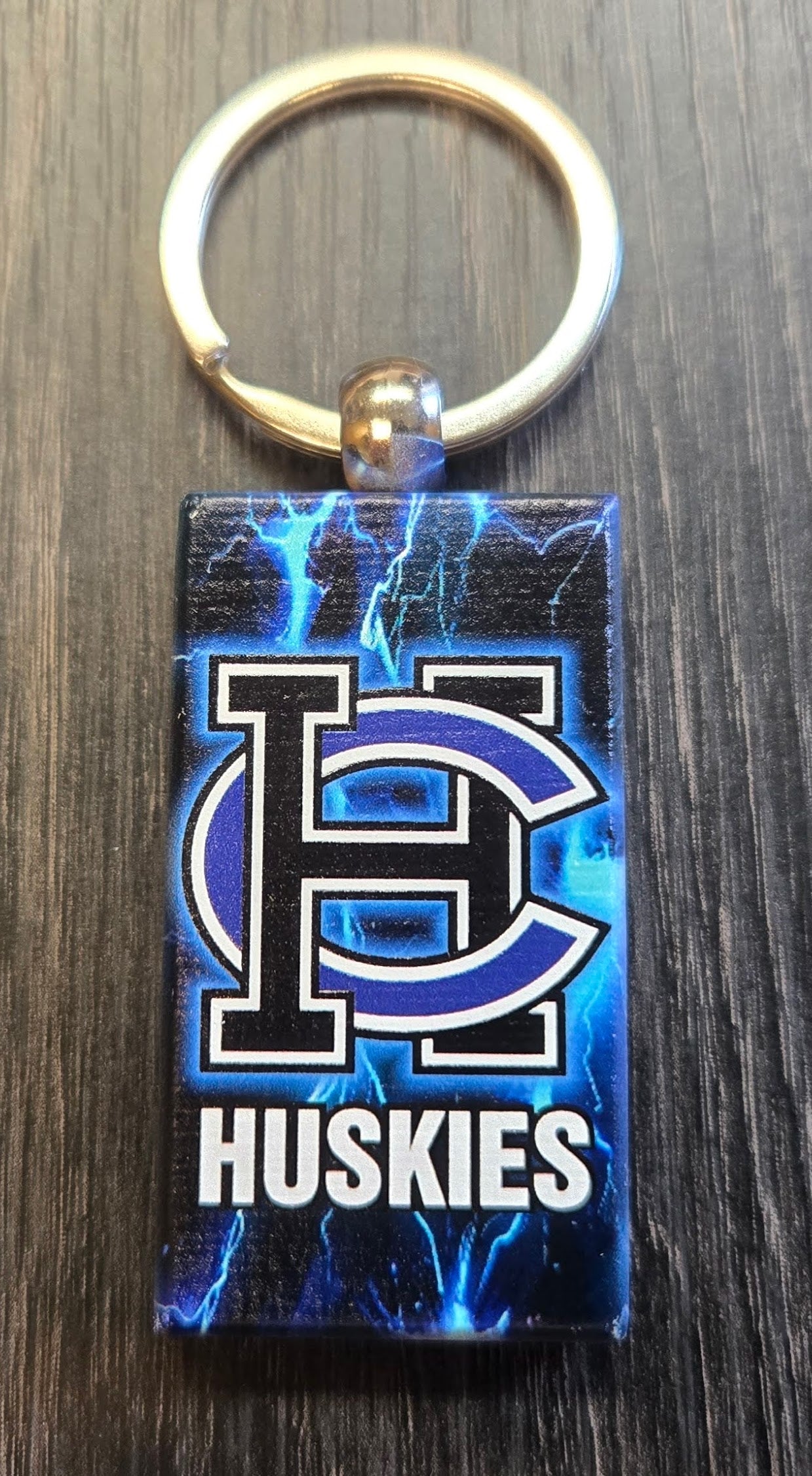 Harrison Central HC Wooden Key Chain