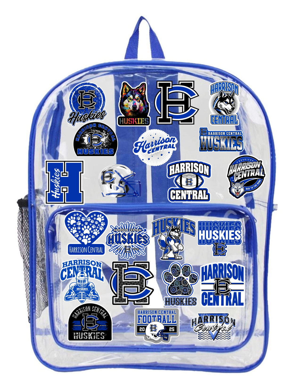 Harrison Central Huskies Sticker Sheet