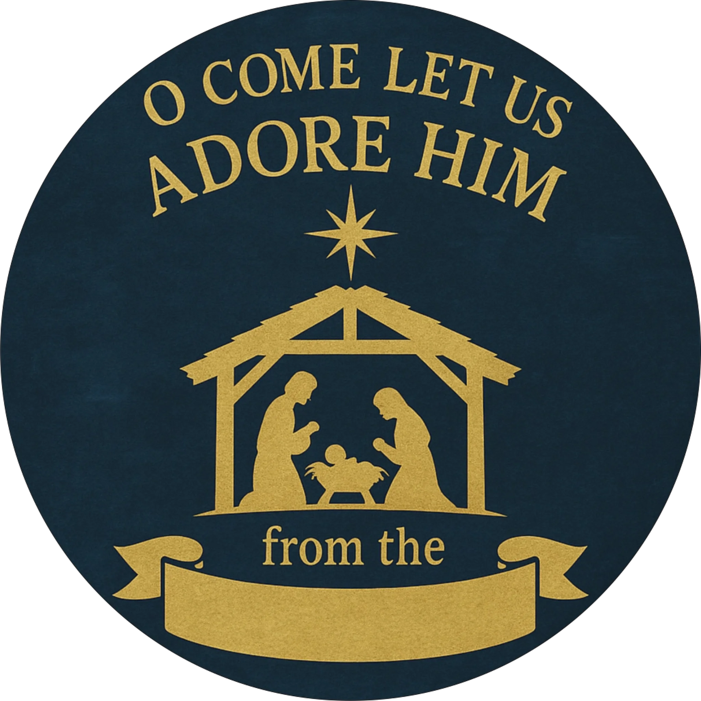 Vintage Series Christmas Ornaments 001 - 03 - Nativity