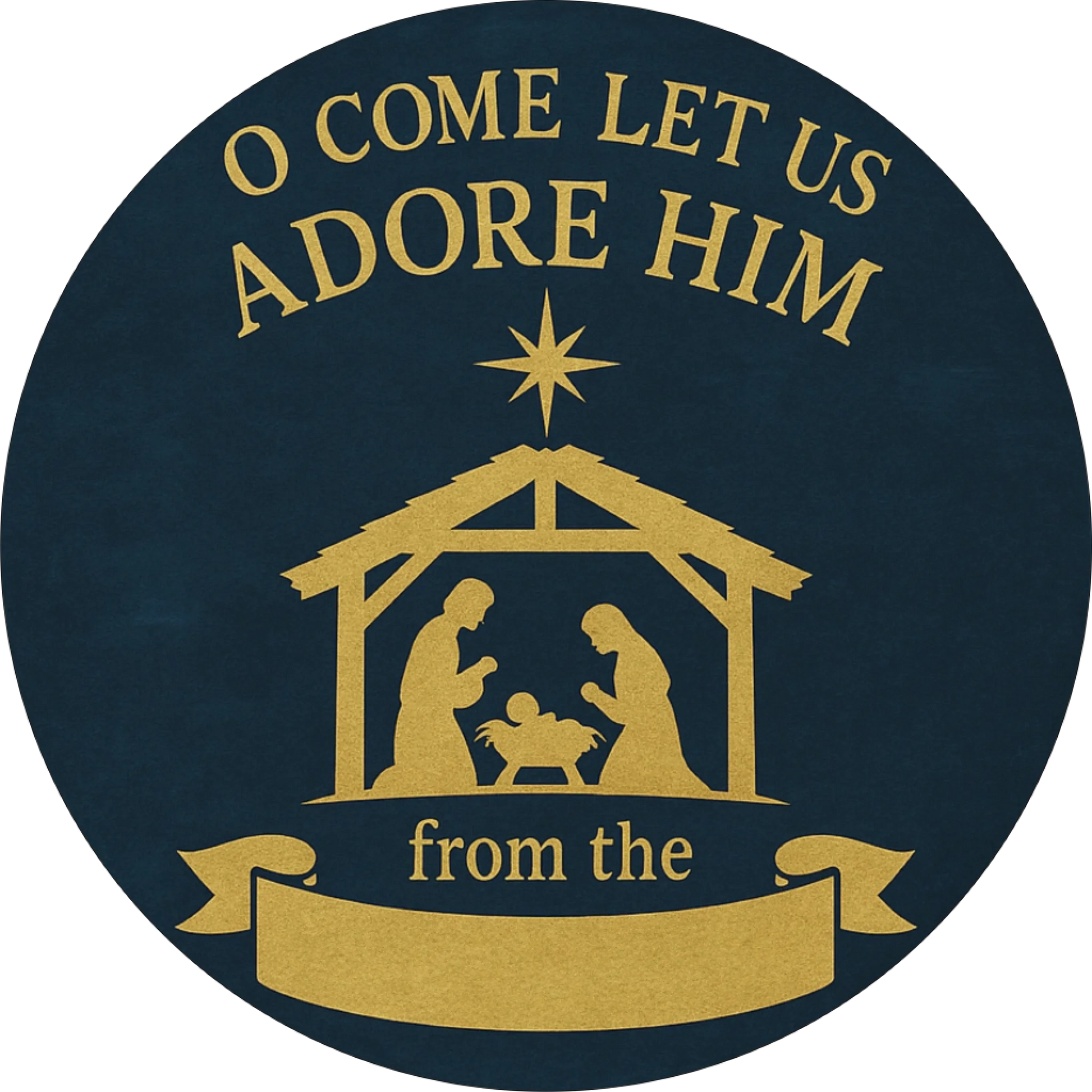 Vintage Series Christmas Ornaments 001 - 03 - Nativity