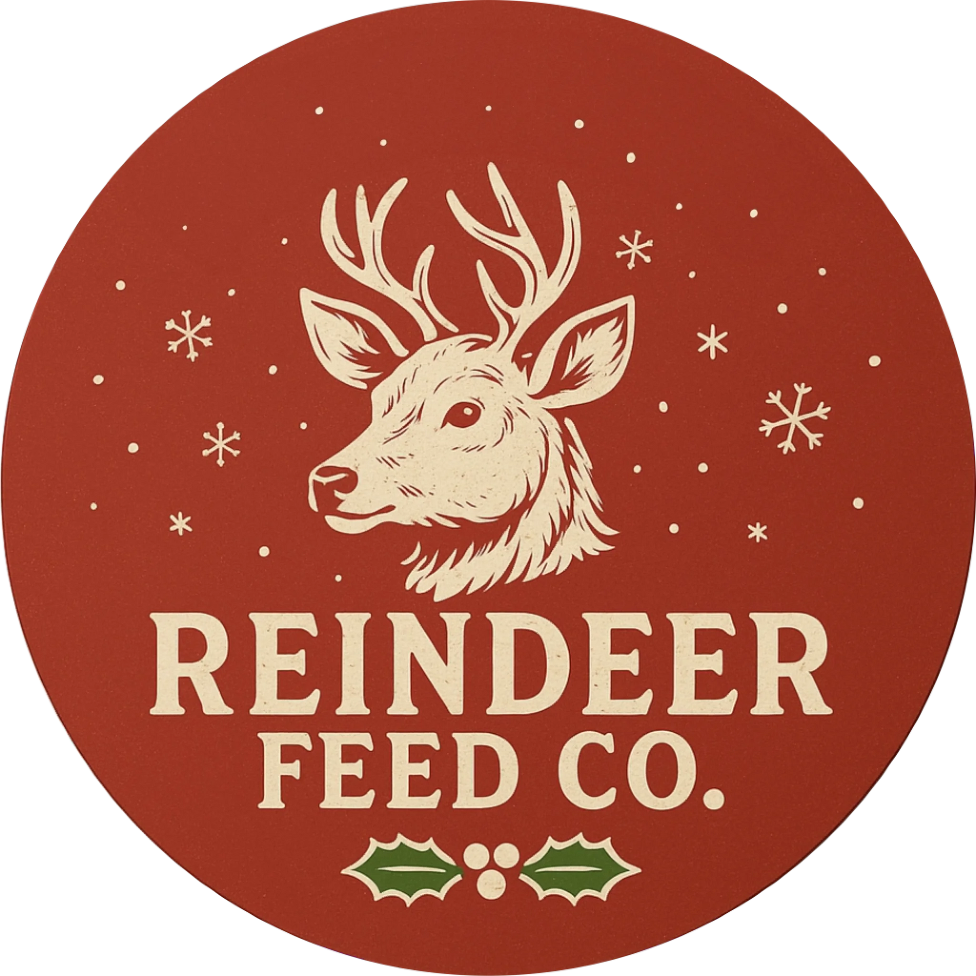 Vintage Series Christmas Ornaments 001 - 07 Reindeer Feed Co