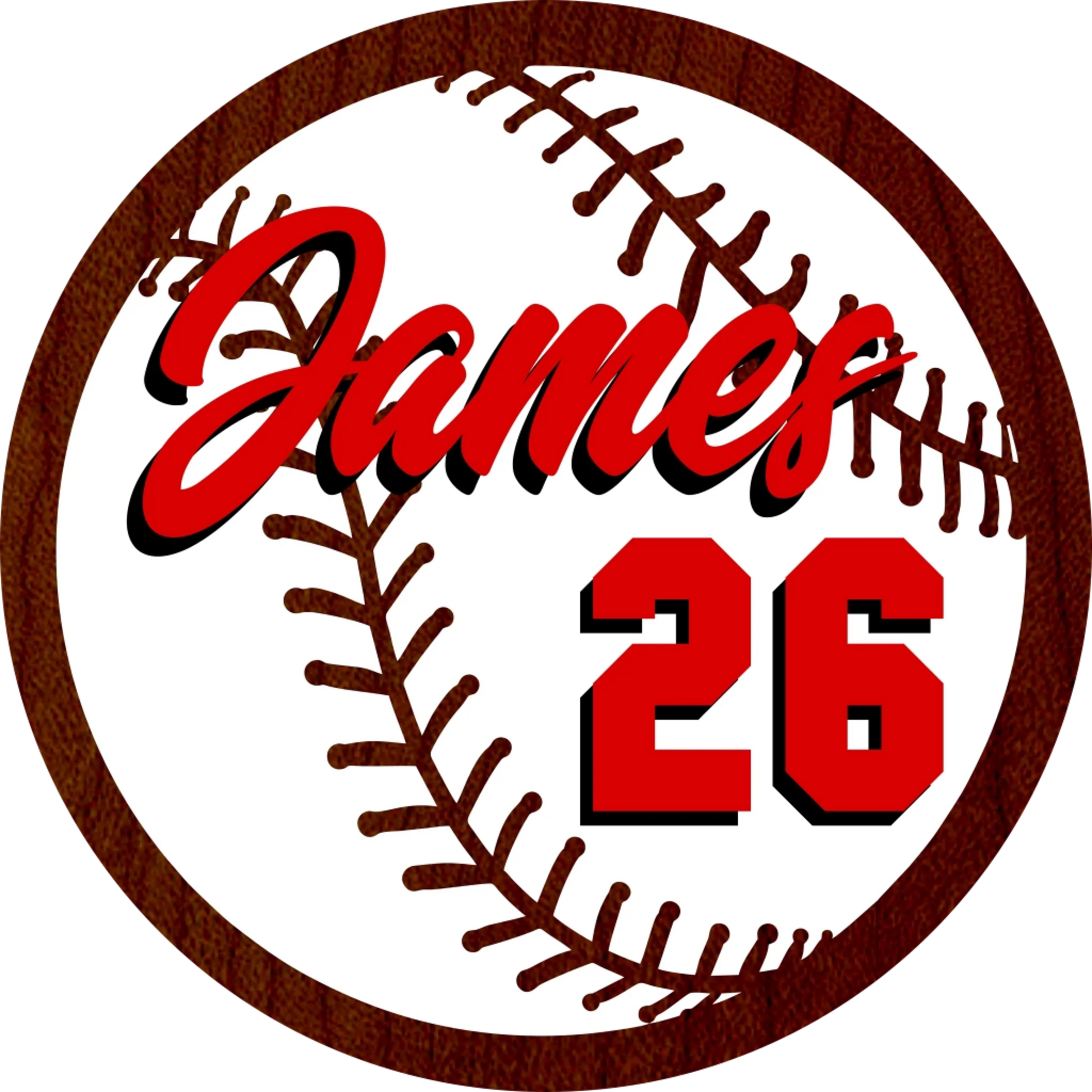 Baseball with Script Name