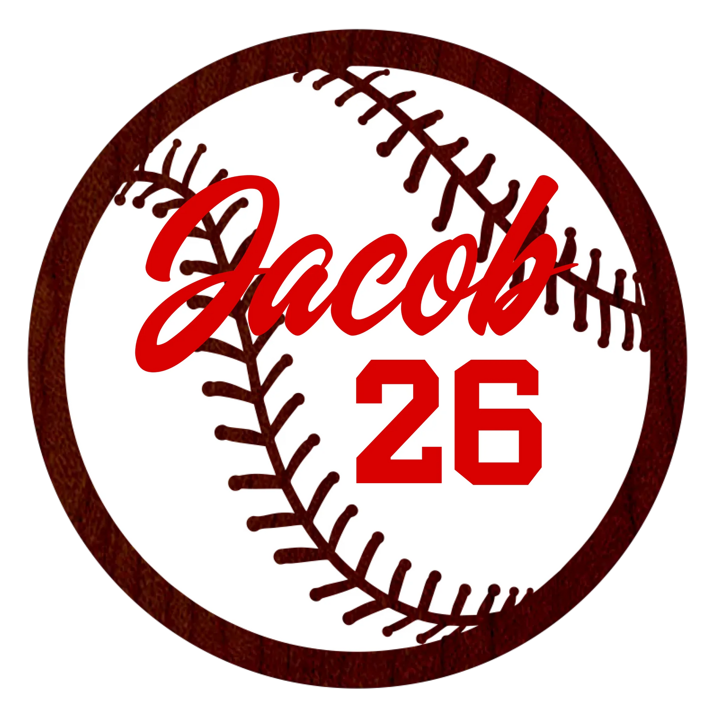 Baseball with Script Name